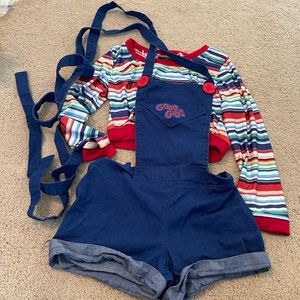 Sexy Chucky costume.